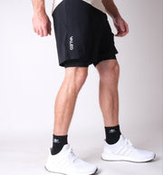 VALEO Flex Black Shorts